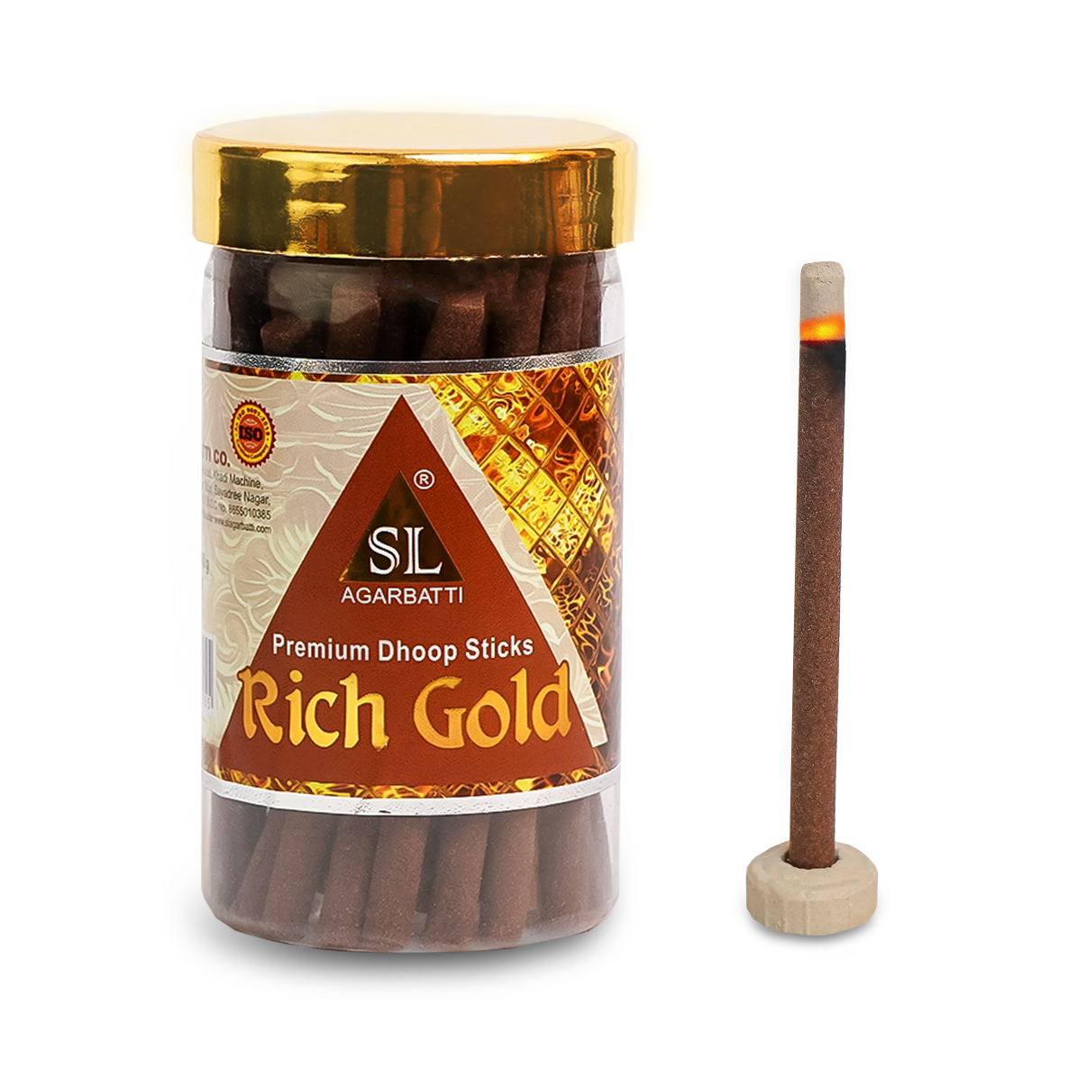 Rich Gold Dhoop Stick